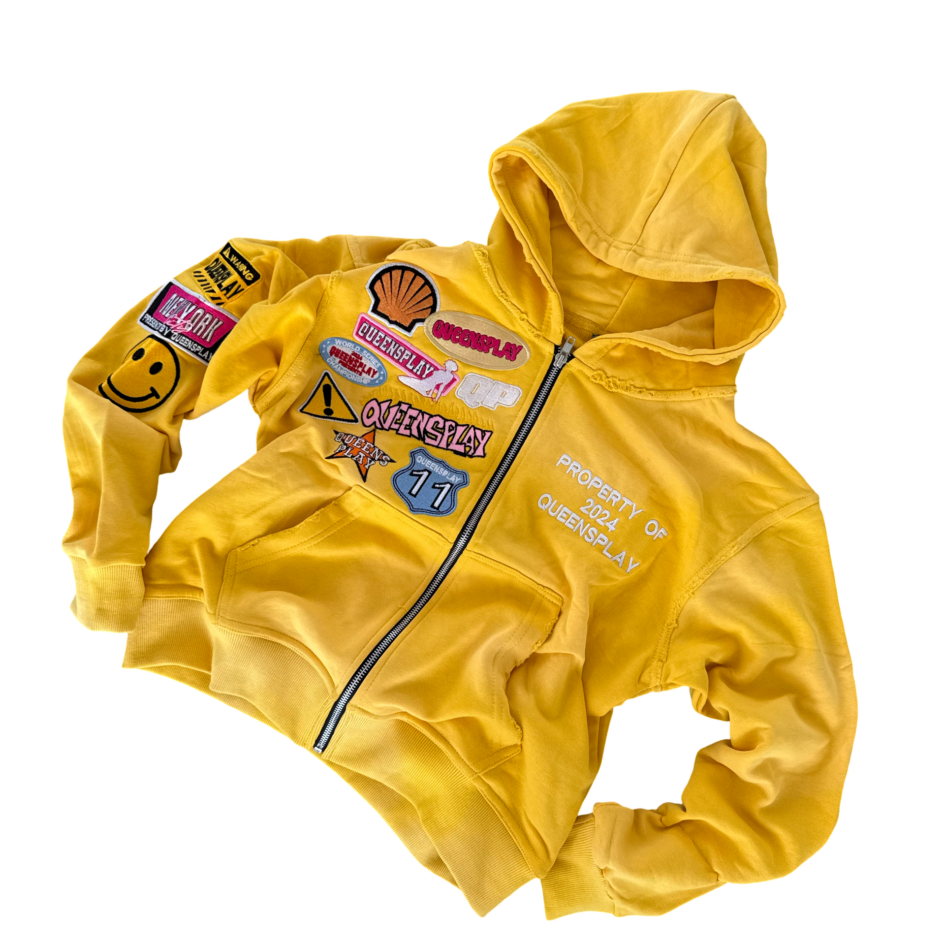 Yellow Lemon Zip-Up